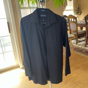 Stafford Black Long sleeve button up shirt